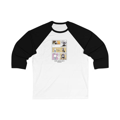 Copy of Unisex 3\4 Sleeve Baseball Tee